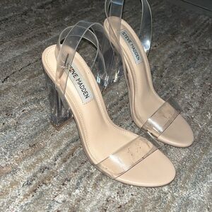 Steve Madden Clear heels